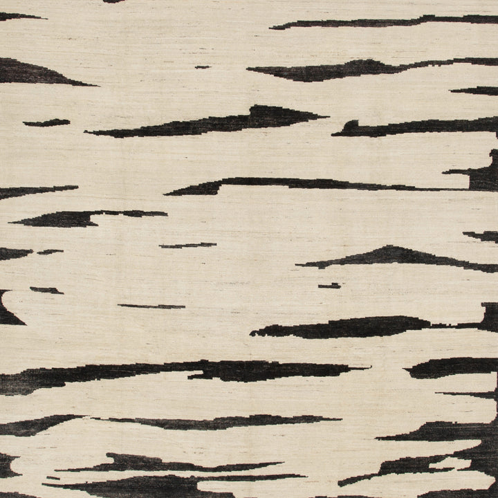 Zameen Multi Abstract Modern Wool Rug - 9'5" x 11'11" Default Title