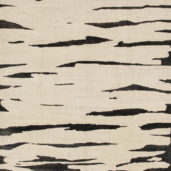 Zameen Patterned Modern Wool Rug - 9'5" x 11'11" Default Title