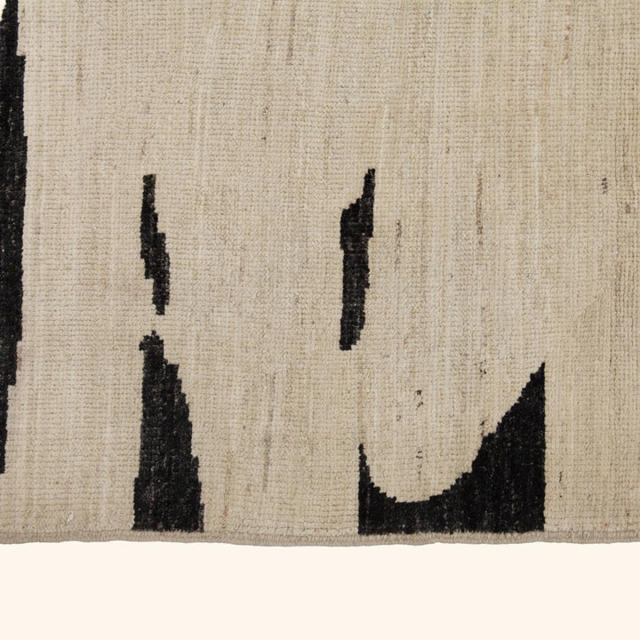 Zameen Multi Abstract Modern Wool Rug - 9'5" x 11'11" Default Title