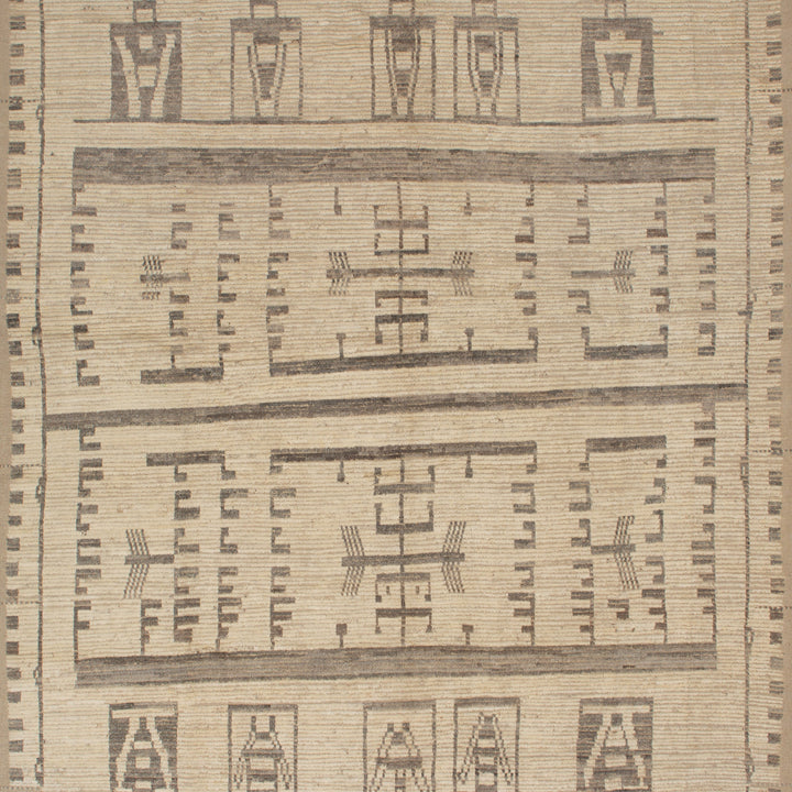 Zameen Patterned Modern Wool Rug - 11' x 14' Default Title