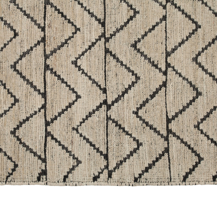 Zameen Patterned Modern Wool Rug - 8'4" x 9'8" Default Title
