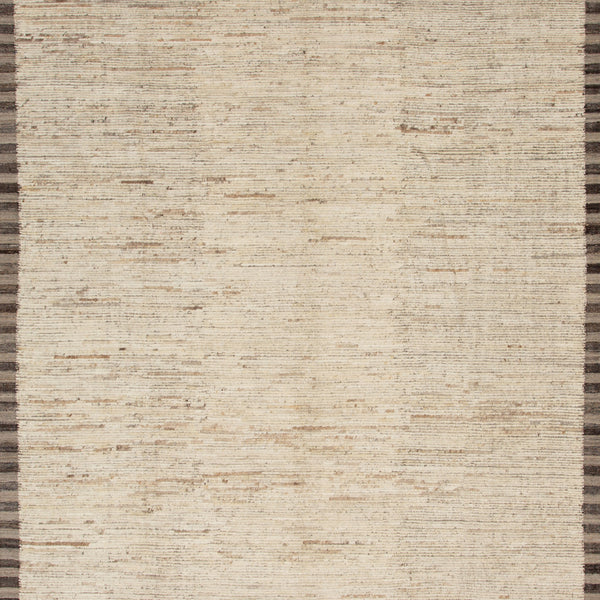 Zameen Modern Geometric Bordered Wool Rug - 9'7" x 11'11" Default Title