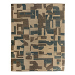Zameen Patterned Modern Wool Rug - 12'5" x 15'5" Default Title