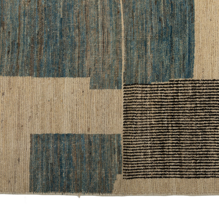 Zameen Patterned Modern Wool Rug - 12'5" x 15'5" Default Title