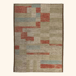 Zameen Patterned Modern Wool Rug - 8'11" x 12'2" Default Title