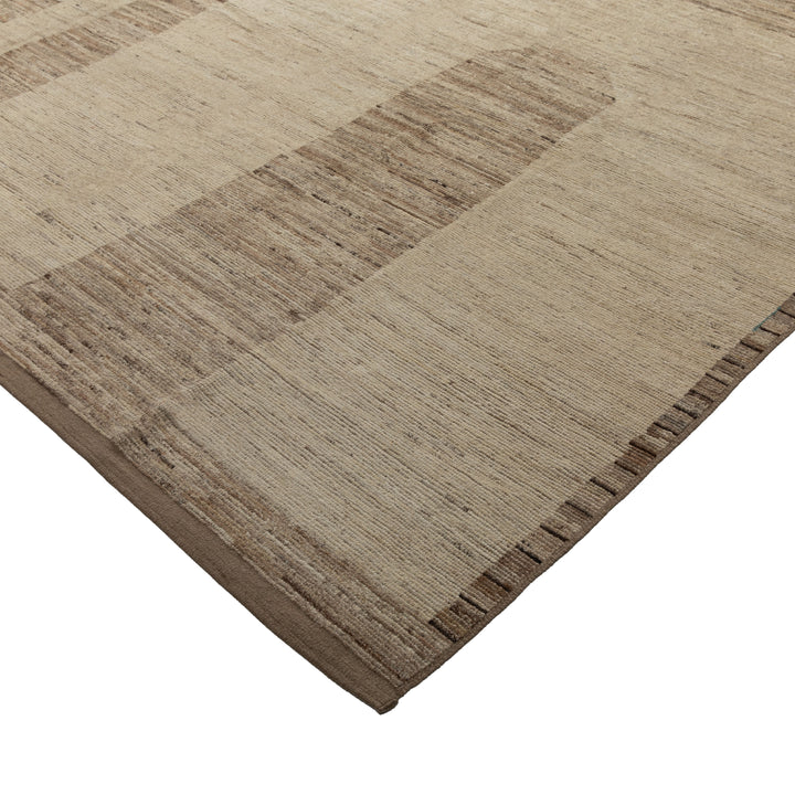 Zameen Patterned Modern Wool Rug - 9'1" x 12'11" Default Title