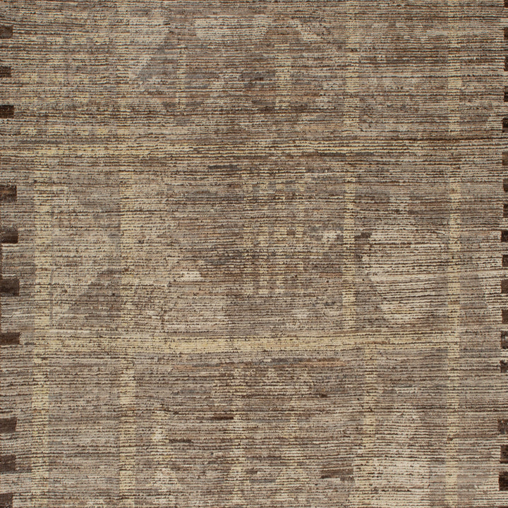 Zameen Patterned Modern Wool Rug - 9'3" x 11'2" Default Title