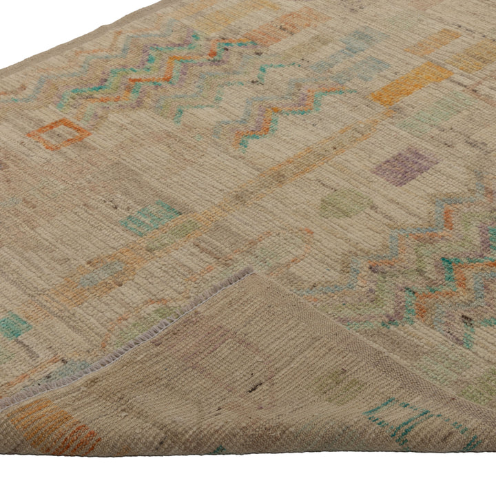 Zameen Patterned Modern Wool Rug - 4'1" x 13' Default Title