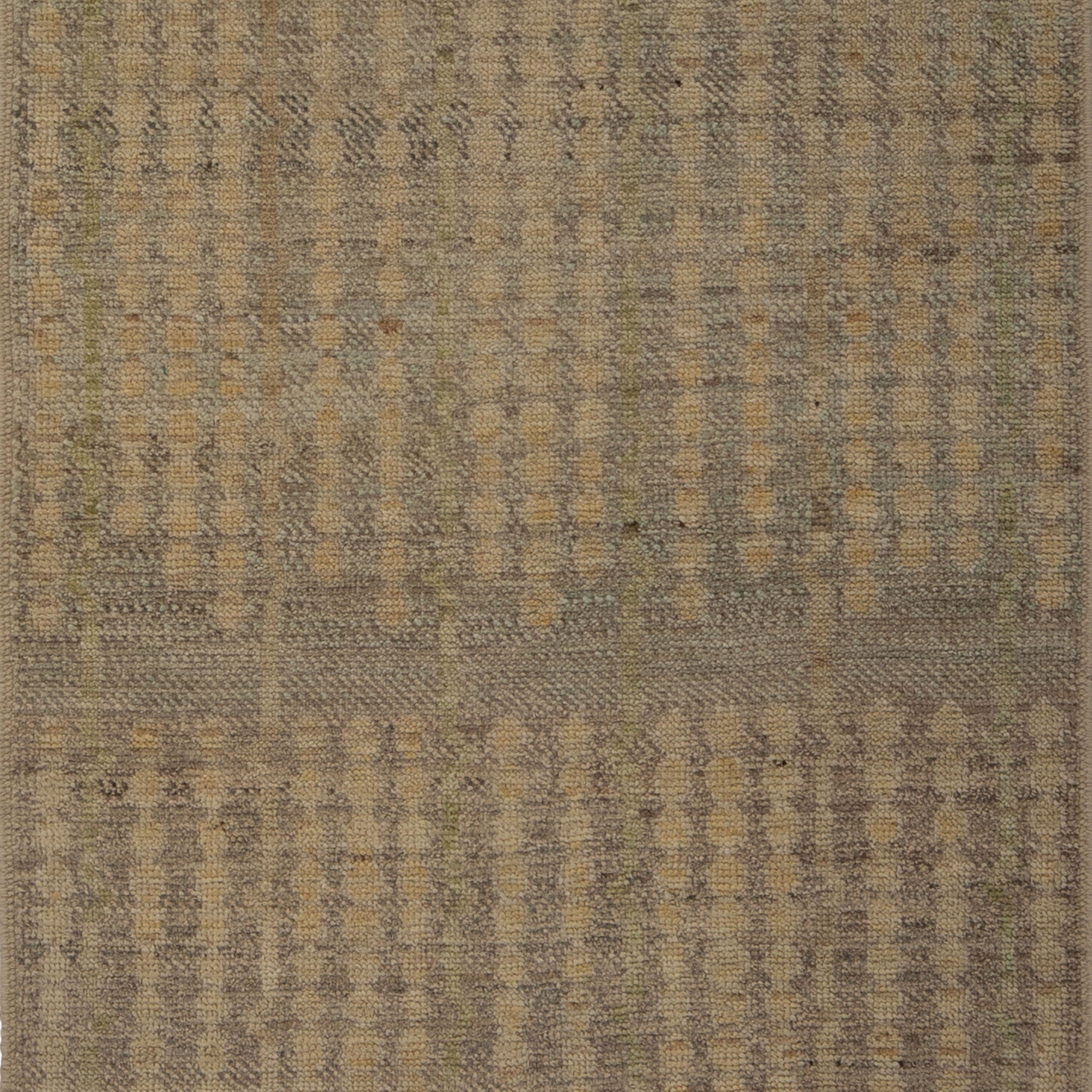 Zameen Patterned Modern Wool Rug - 3' x 13'4" Default Title