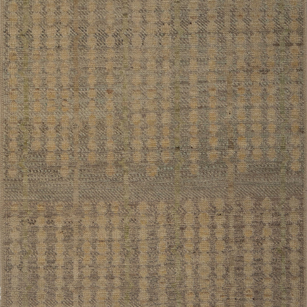 Zameen Patterned Modern Wool Rug - 3' x 13'4" Default Title