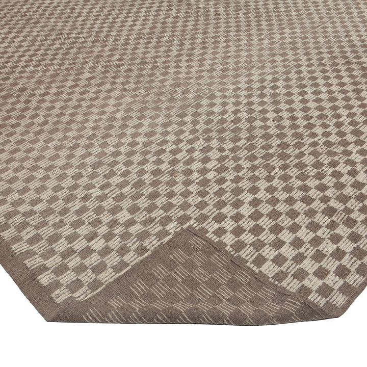 Zameen Patterned Modern Wool Rug - 13'8" x 18'1" Default Title