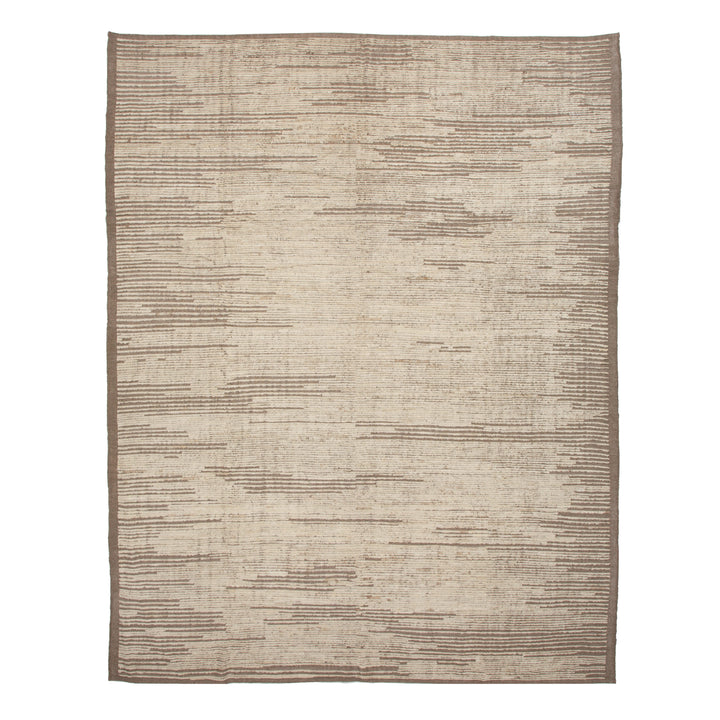Zameen Patterned Modern Wool Rug - 12'11" x 16' Default Title