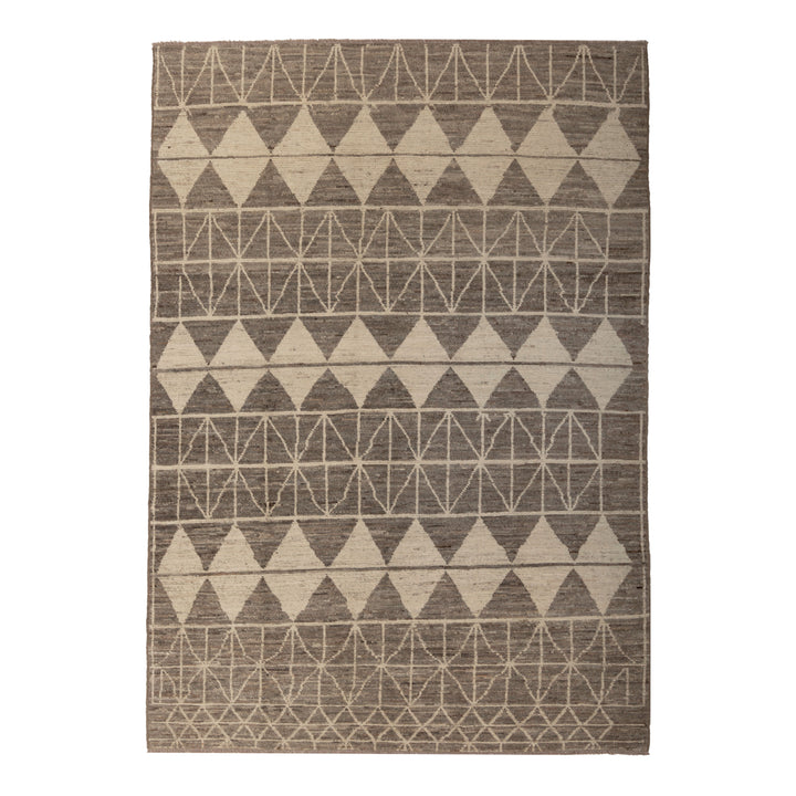 Zameen Patterned Modern Wool Rug - 6'2" x 9'1" Default Title