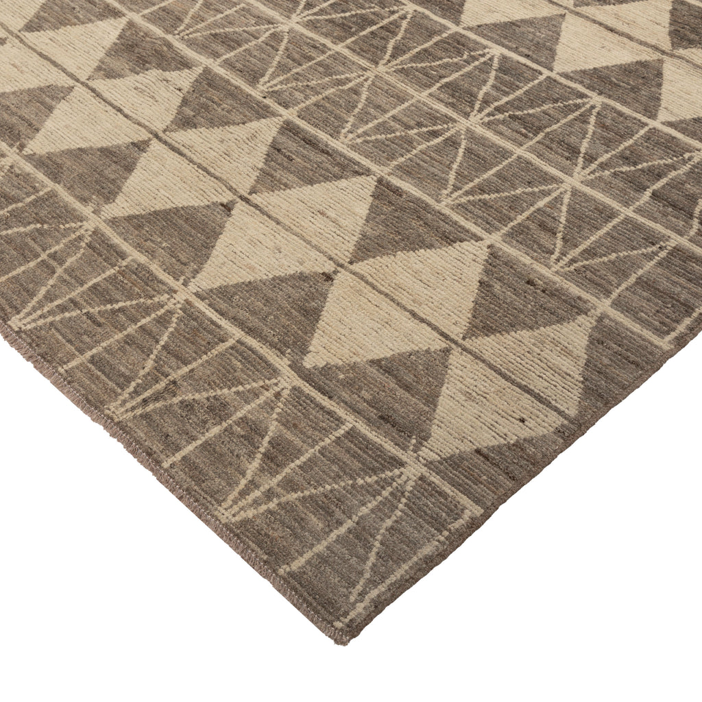 Zameen Patterned Modern Wool Rug - 6'2" x 9'1" Default Title