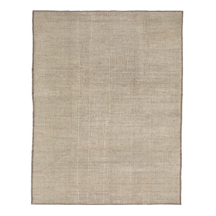 Zameen Patterned Modern Wool Rug - 9'4" x 12' Default Title