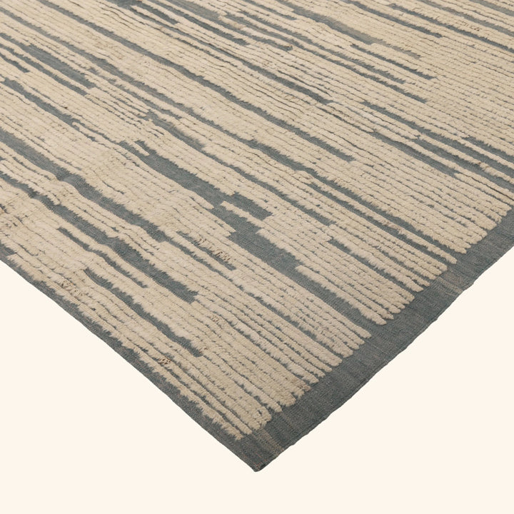 Zameen Patterned Modern Wool Rug - 6'11" x 9'6" Default Title