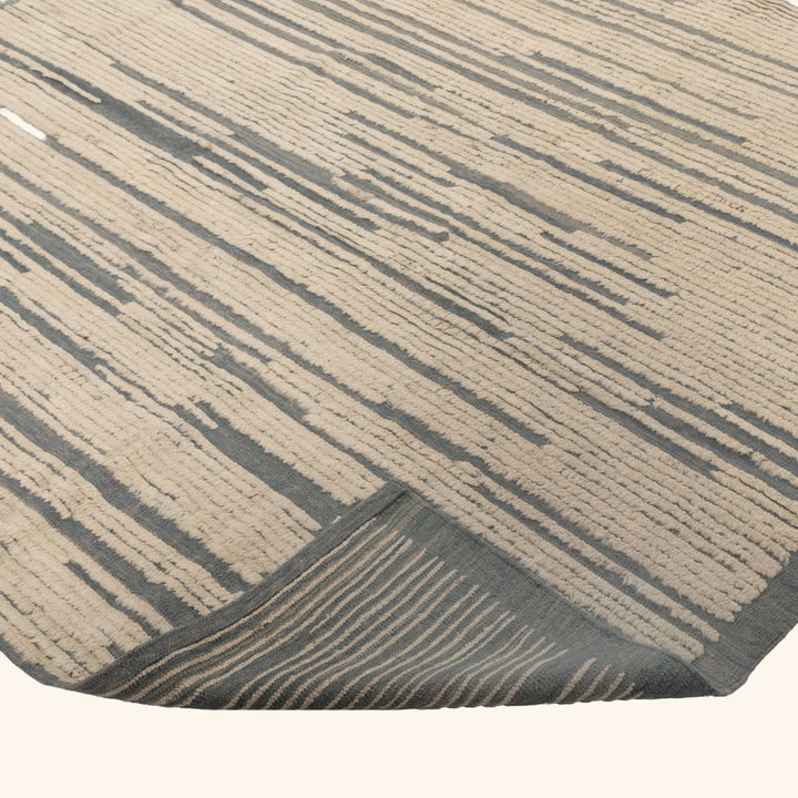 Zameen Patterned Modern Wool Rug - 6'11" x 9'6" Default Title