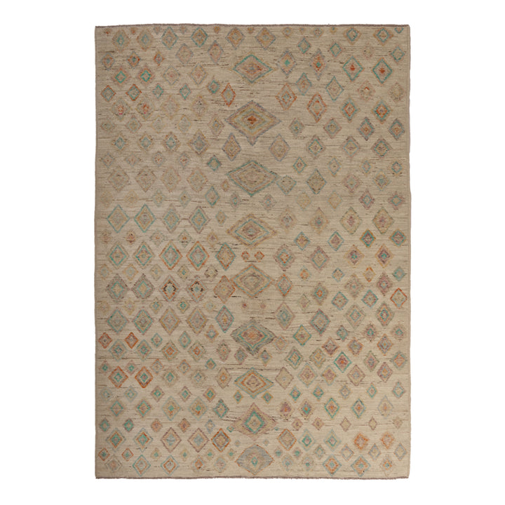 Zameen Patterned Modern Wool Rug - 6'9" x 9'7" Default Title