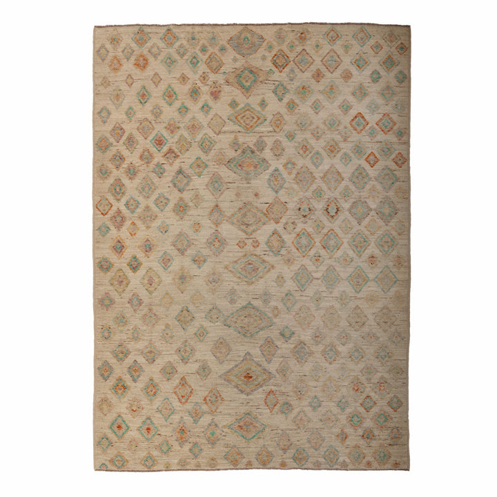 Zameen Patterned Modern Wool Rug - 6'9" x 9'7" Default Title