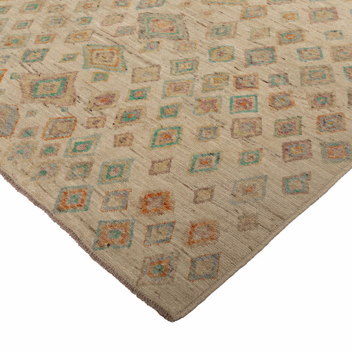 Zameen Patterned Modern Wool Rug - 6'9" x 9'7" Default Title