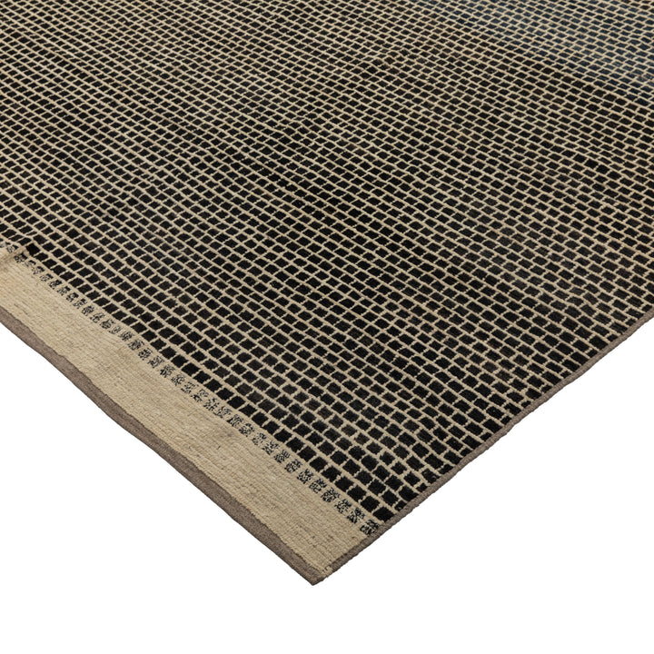 Zameen Patterned Modern Wool Rug - 8'4" x 13'5" Default Title