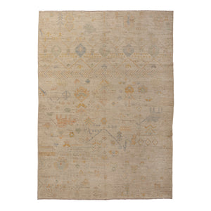 Zameen Patterned Modern Wool Rug - 6'11" x 9'10" Default Title