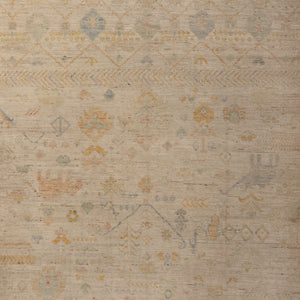 Zameen Patterned Modern Wool Rug - 6'11" x 9'10" Default Title - hover