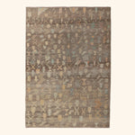 Zameen Patterned Modern Wool Rug - 6'8" x 9'9" Default Title
