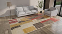 Mutlicolored Zameen Transitional Wool Rug- 9'2" x 12'2"