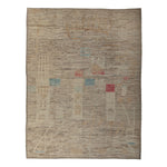 Zameen Patterned Modern Wool Rug - 10'11" x 13'10"
