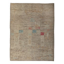 Zameen Patterned Modern Wool Rug - 10'11" x 13'10"