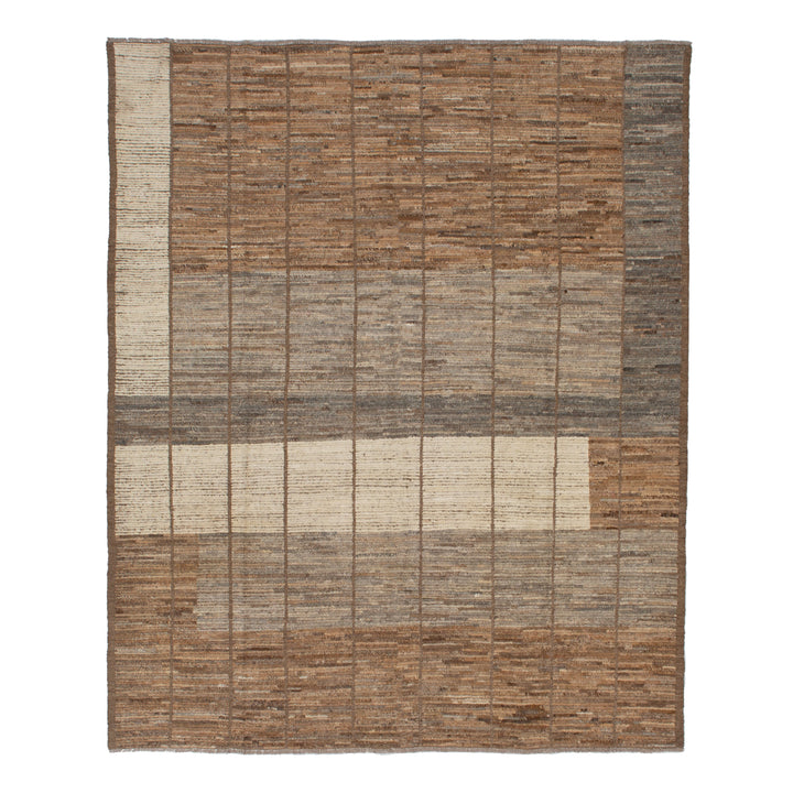 Zameen Patterned Modern Wool Rug - 8'6" x 10' Default Title