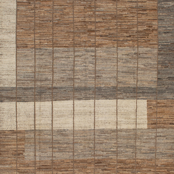 Zameen Patterned Modern Wool Rug - 8'6" x 10' Default Title