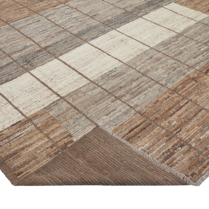 Zameen Patterned Modern Wool Rug - 8'6" x 10' Default Title