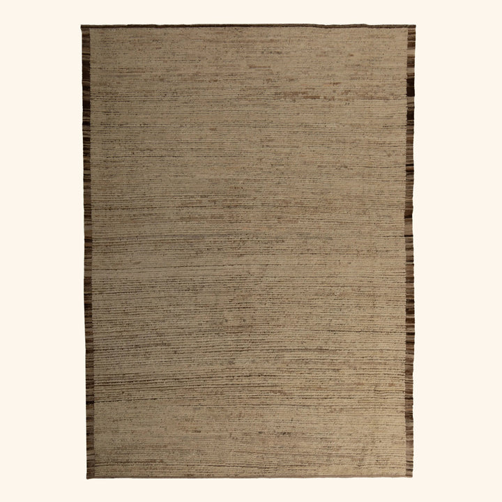 Zameen Patterned Modern Wool Rug - 7'1" x 9'7" Default Title