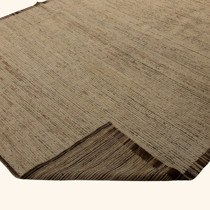 Zameen Patterned Modern Wool Rug - 7'1" x 9'7" Default Title