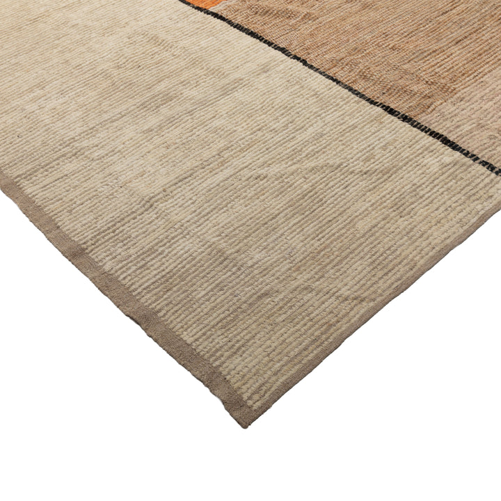 Zameen Patterned Modern Wool Rug - 16' x 14'2" Default Title