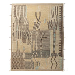 Zameen Patterned Modern Wool Rug - 8'4" x 10'2" Default Title
