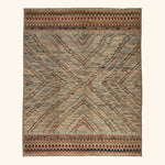 Zameen Patterned Modern Wool Rug - 12'6" x 15'1" Default Title