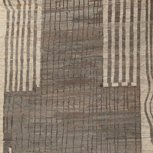 Zameen Patterned Modern Wool Rug - 13'9" x 16'9" Default Title