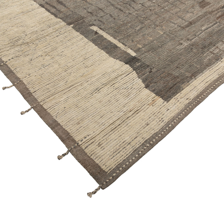 Zameen Patterned Modern Wool Rug - 13'9" x 16'9" Default Title