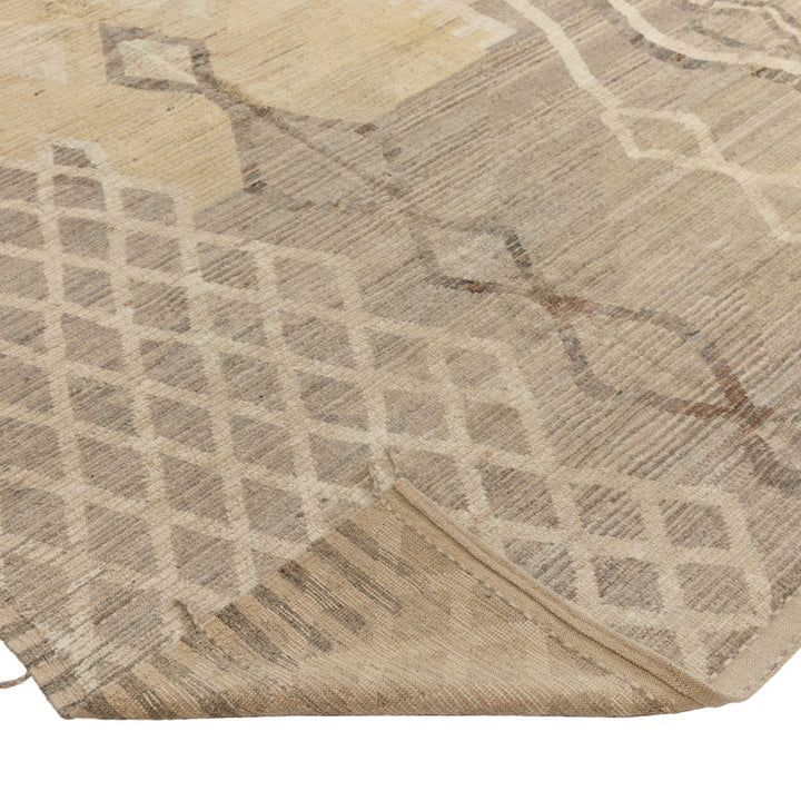 Zameen Patterned Modern Wool Rug - 14'2" x 19'7" Default Title