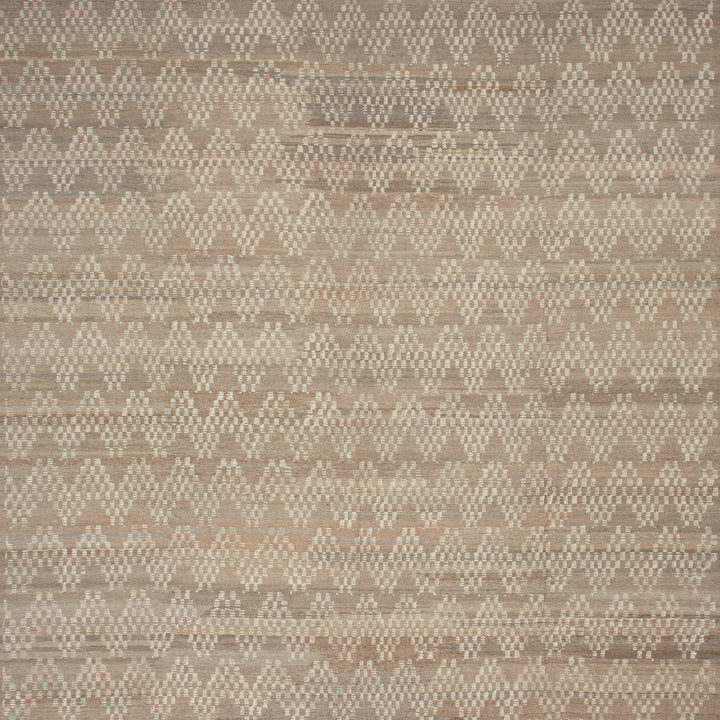 Zameen Patterned Modern Wool Rug - 13'8" x 16'6" Default Title