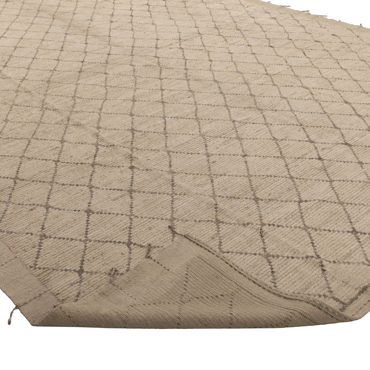 Zameen Patterned Modern Wool Rug - 10'5" x 13'11" Default Title