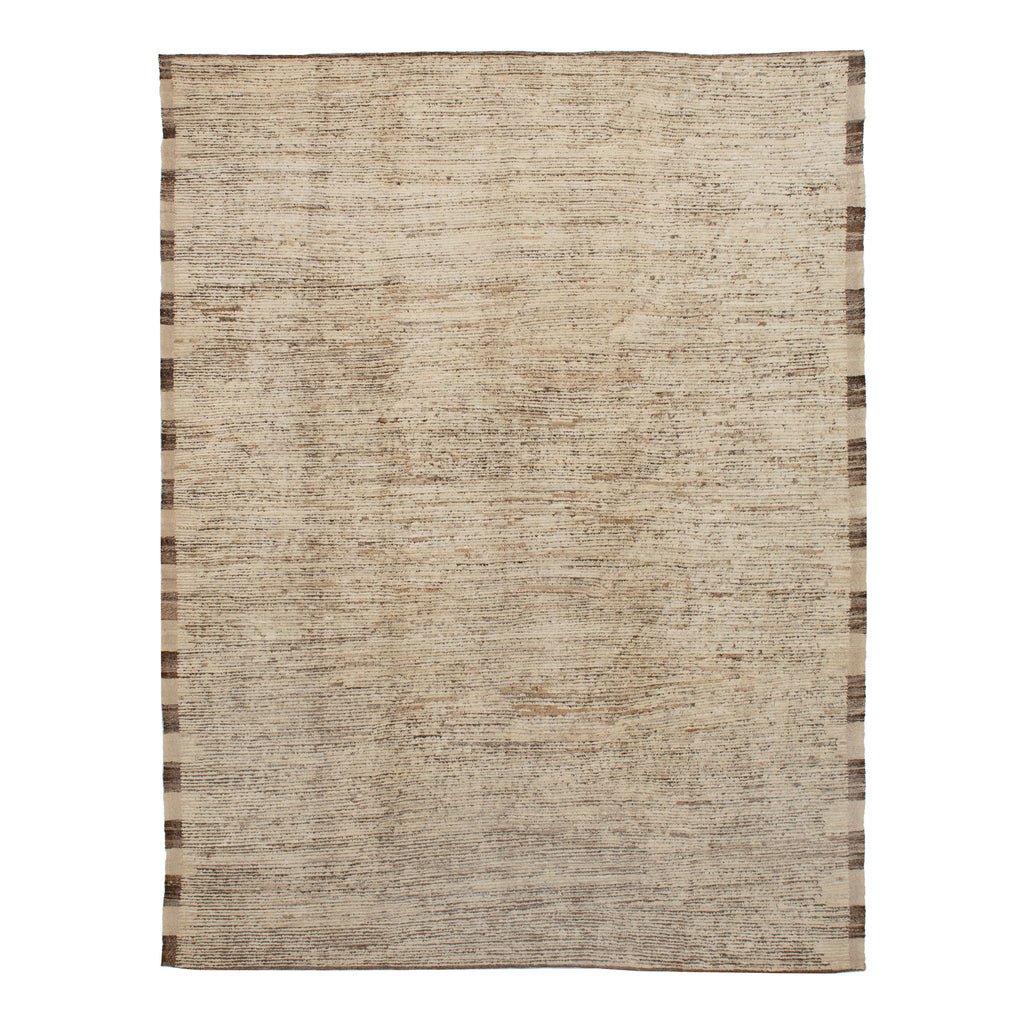 Zameen Patterned Modern Wool Rug - 9'8" x 12'6" Default Title