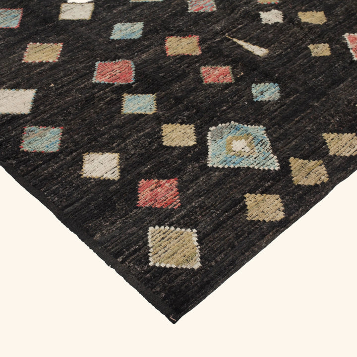 Zameen Patterned Modern Wool Rug - 8'5" x 10' Default Title