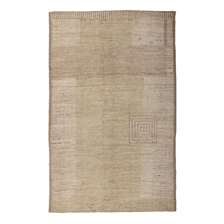 Zameen Patterned Modern Wool Rug - 6' x 9'5" Default Title