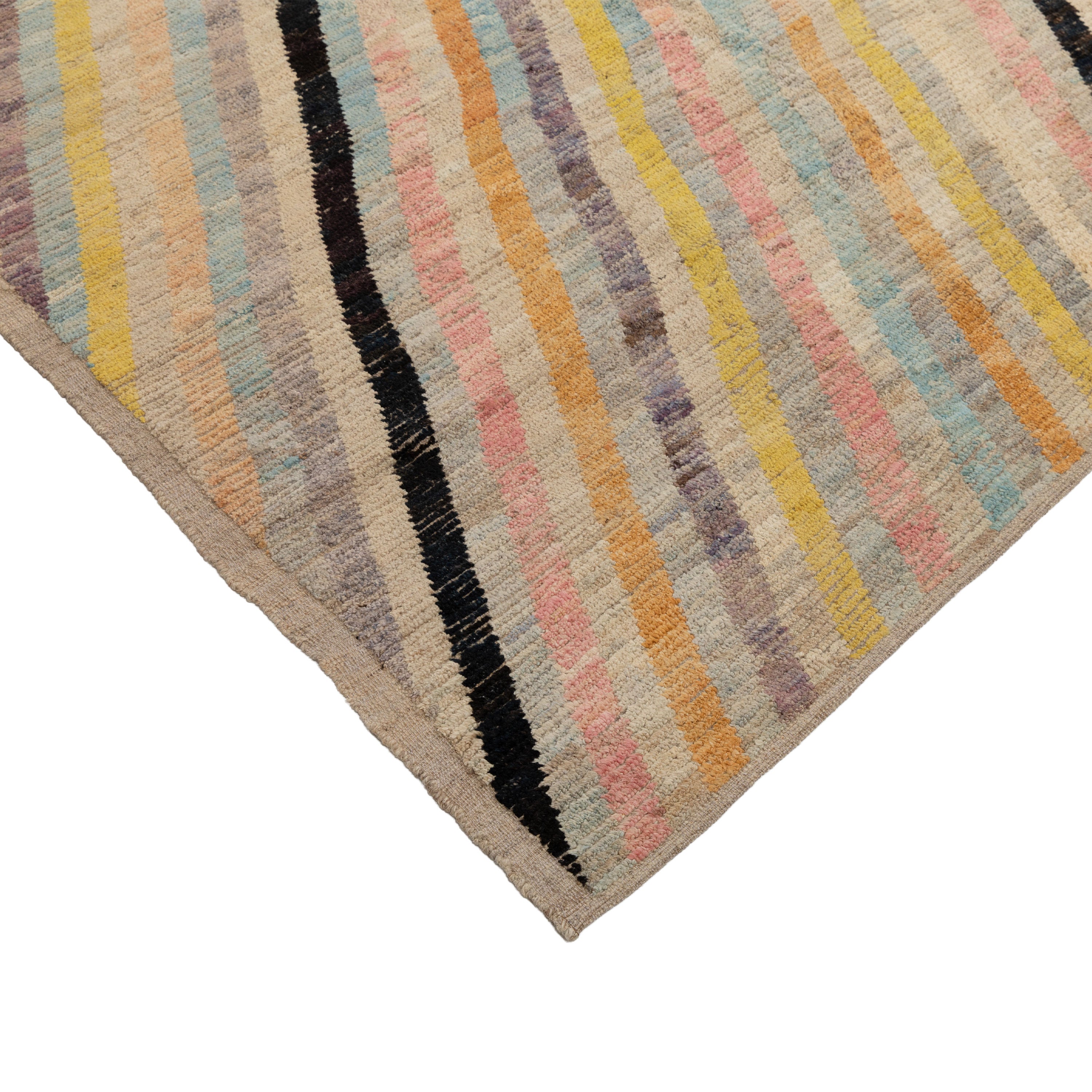 Zameen Patterned Modern Wool Rug - 14' x 17'6" Default Title