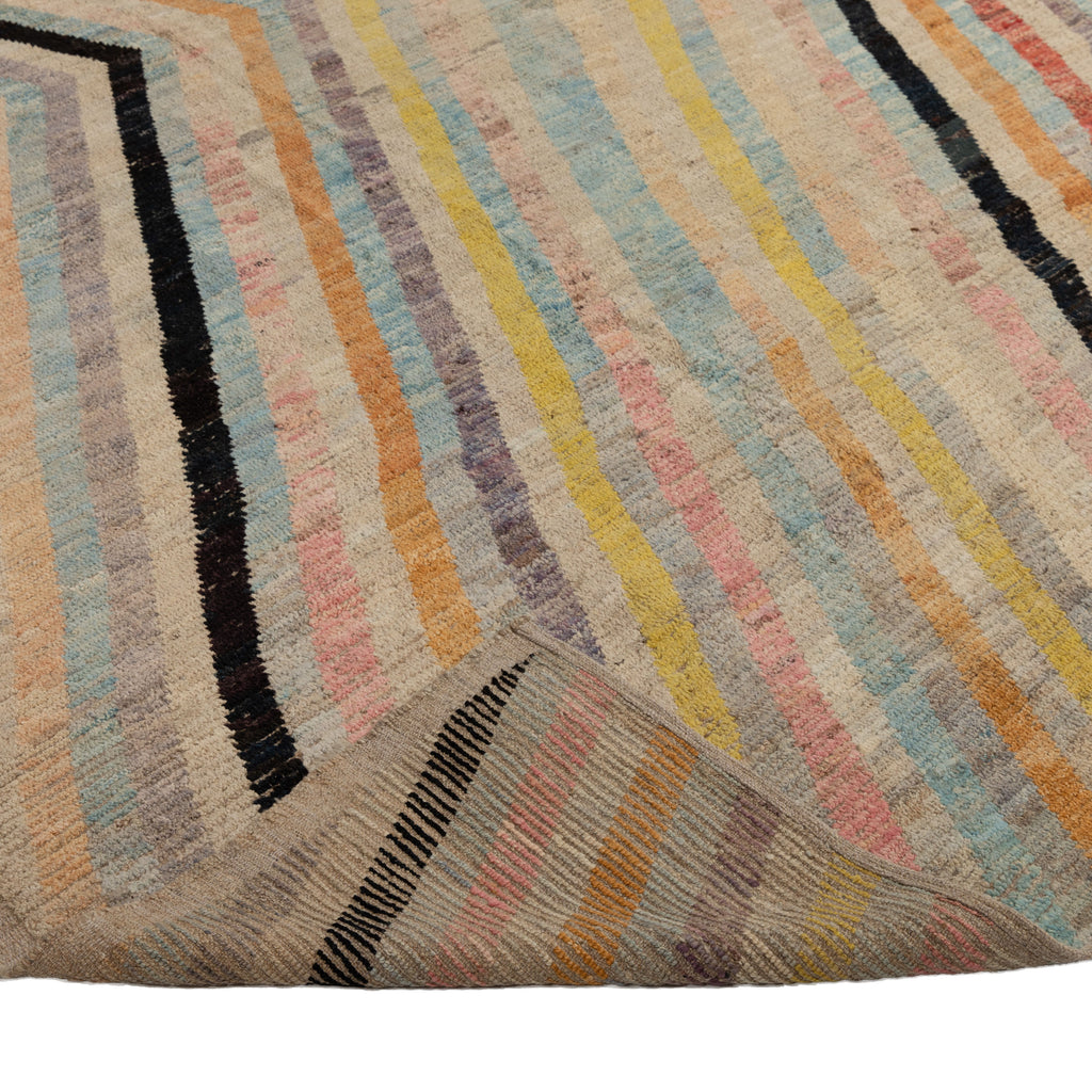 Zameen Patterned Modern Wool Rug - 14' x 17'6" Default Title