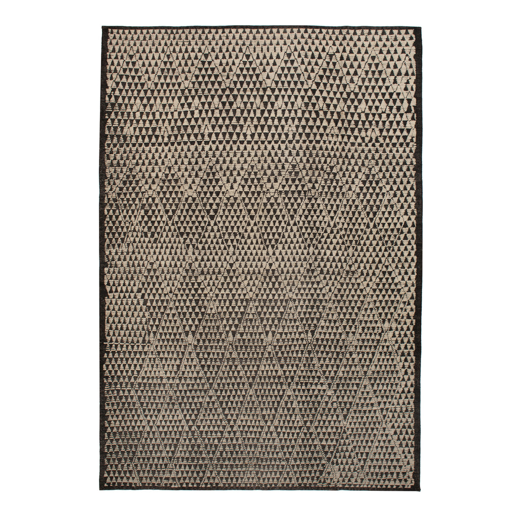 Zameen Patterned Modern Wool Rug - 10'6" x 15'5" Default Title